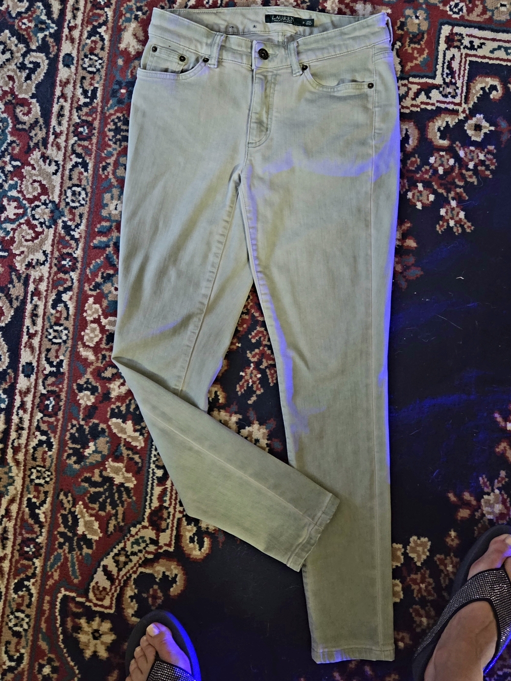 Lauren Ralph Lauren Olive Green Women's Jeans